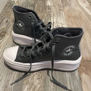 Converse Gray High-Top Sneakers
